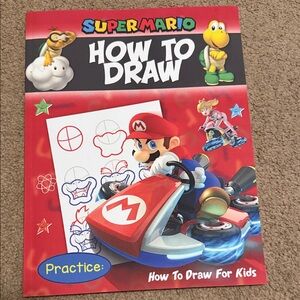 Nintendo Super Mario How to Draw Book - Red and Blue